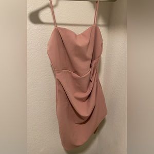 Windsor soft pink rouched party dress